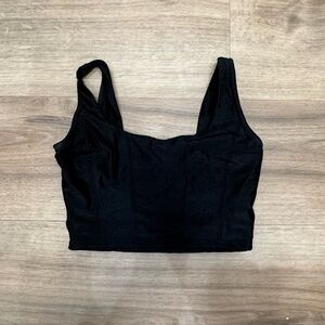 Tiger Friday Corset Black Cropped Tank bra Top